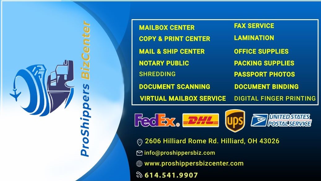 ProShippers BizCenter | Hilliard OH