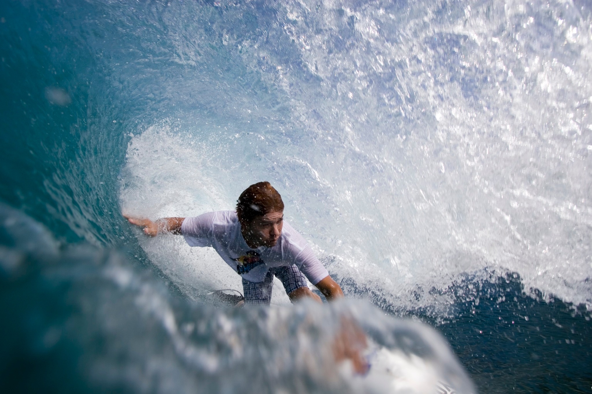 First winter wave now head dips. #surfchronic #walkingonwater #barrel # ...