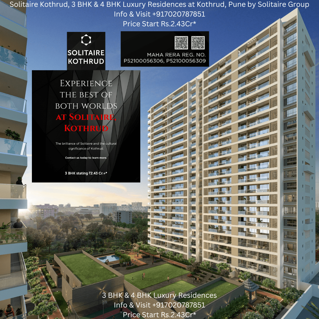3 BHK & 4 BHK Luxury Residences at Kothrud, Pune | Pune