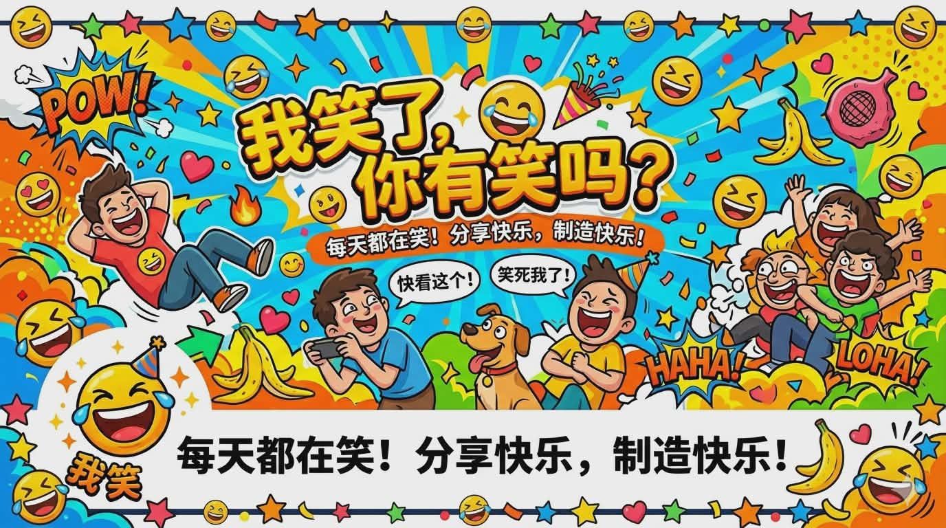 我笑了，你有笑吗？