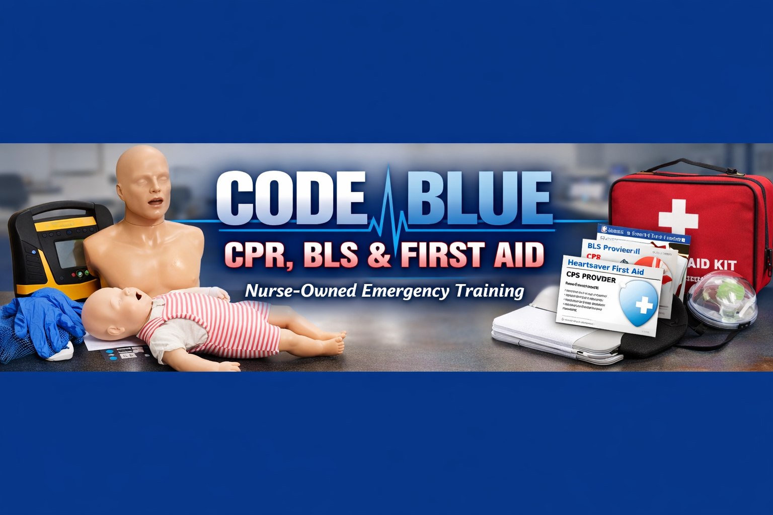 Code Blue CPR, BLS & First Aid | Davenport IA