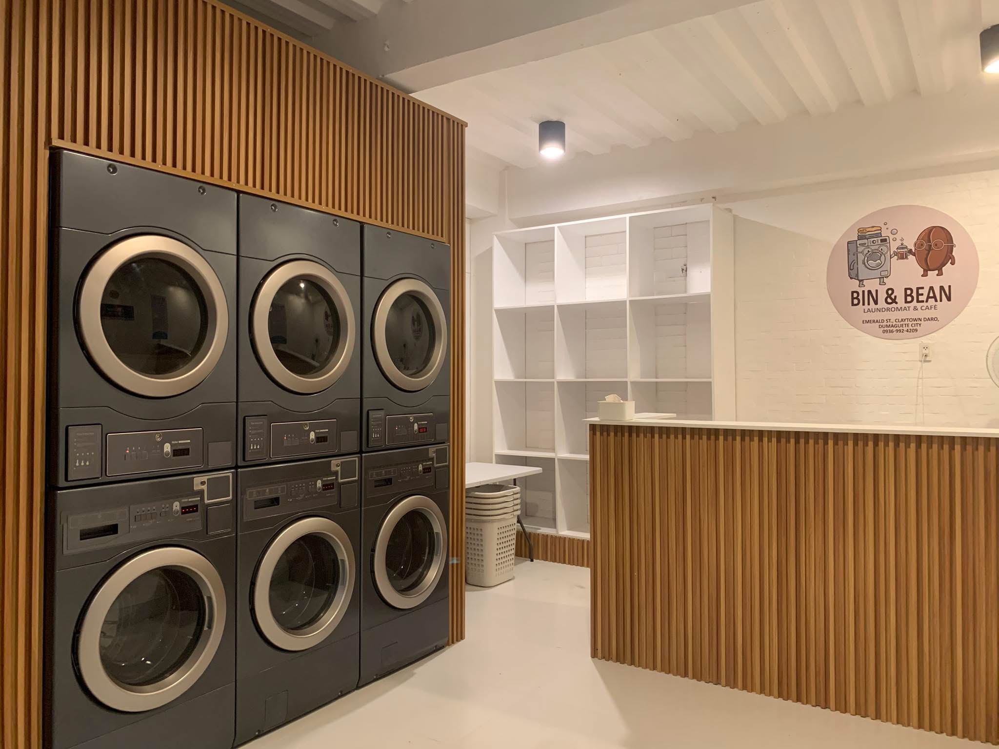 Bin & Bean Laundromat + Café | Dumaguete City