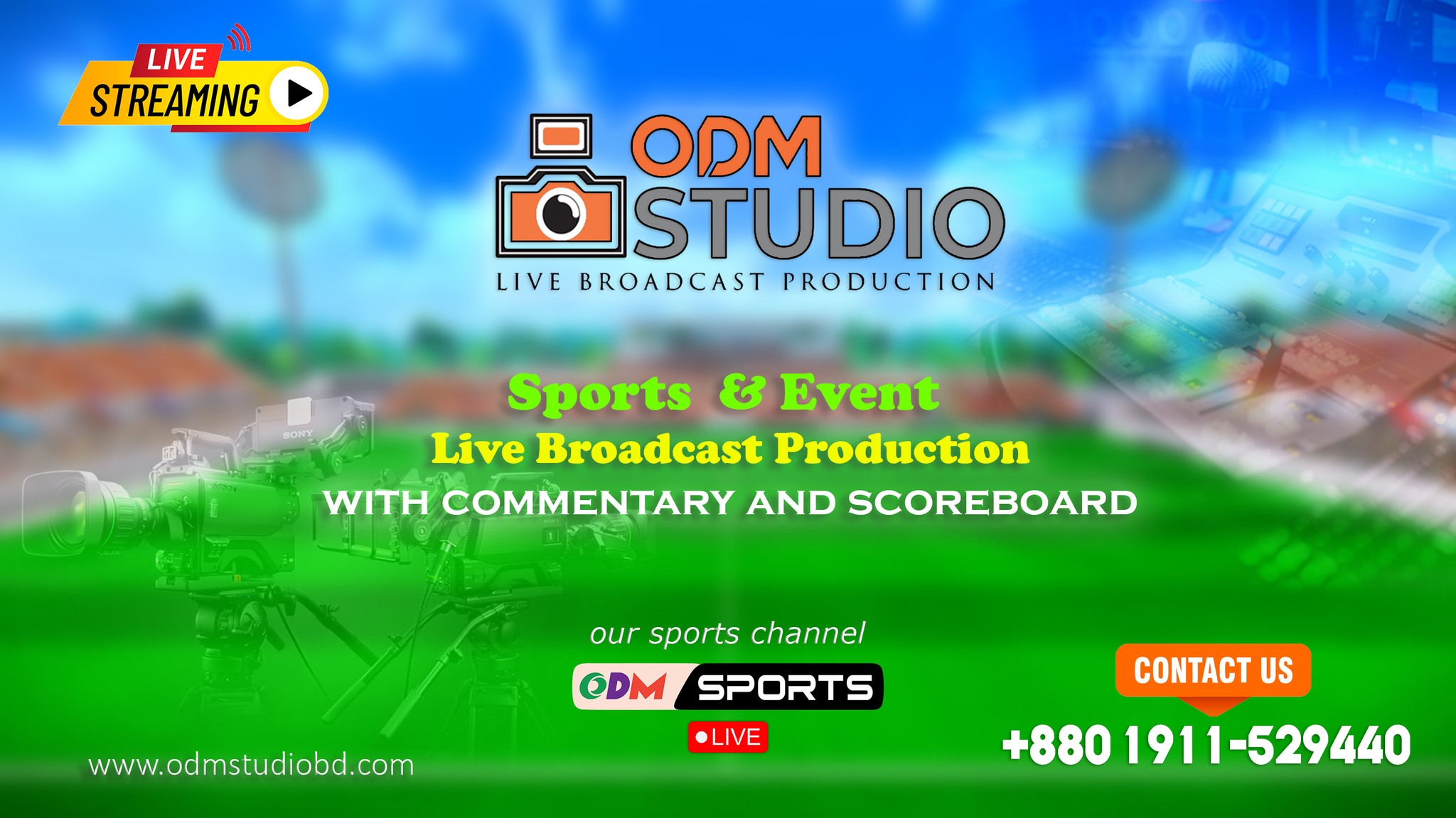 ODM Studio - Broadcast & Production | Mymensingh