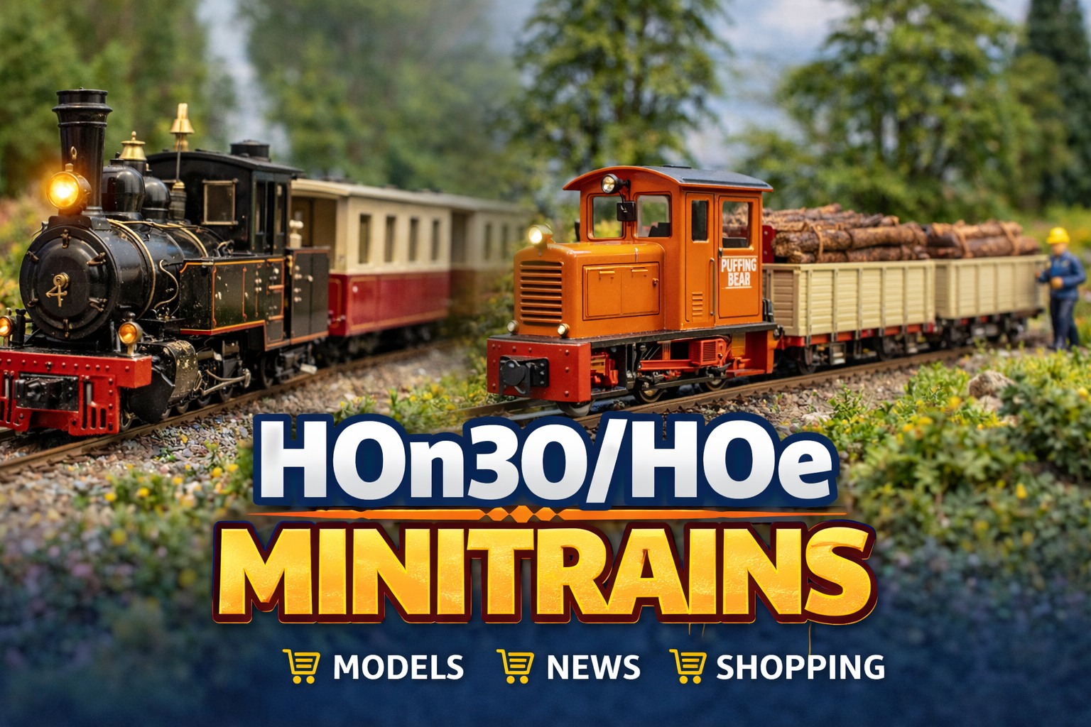 Model Trains N Scale and HOn30/HOe Minitrains
