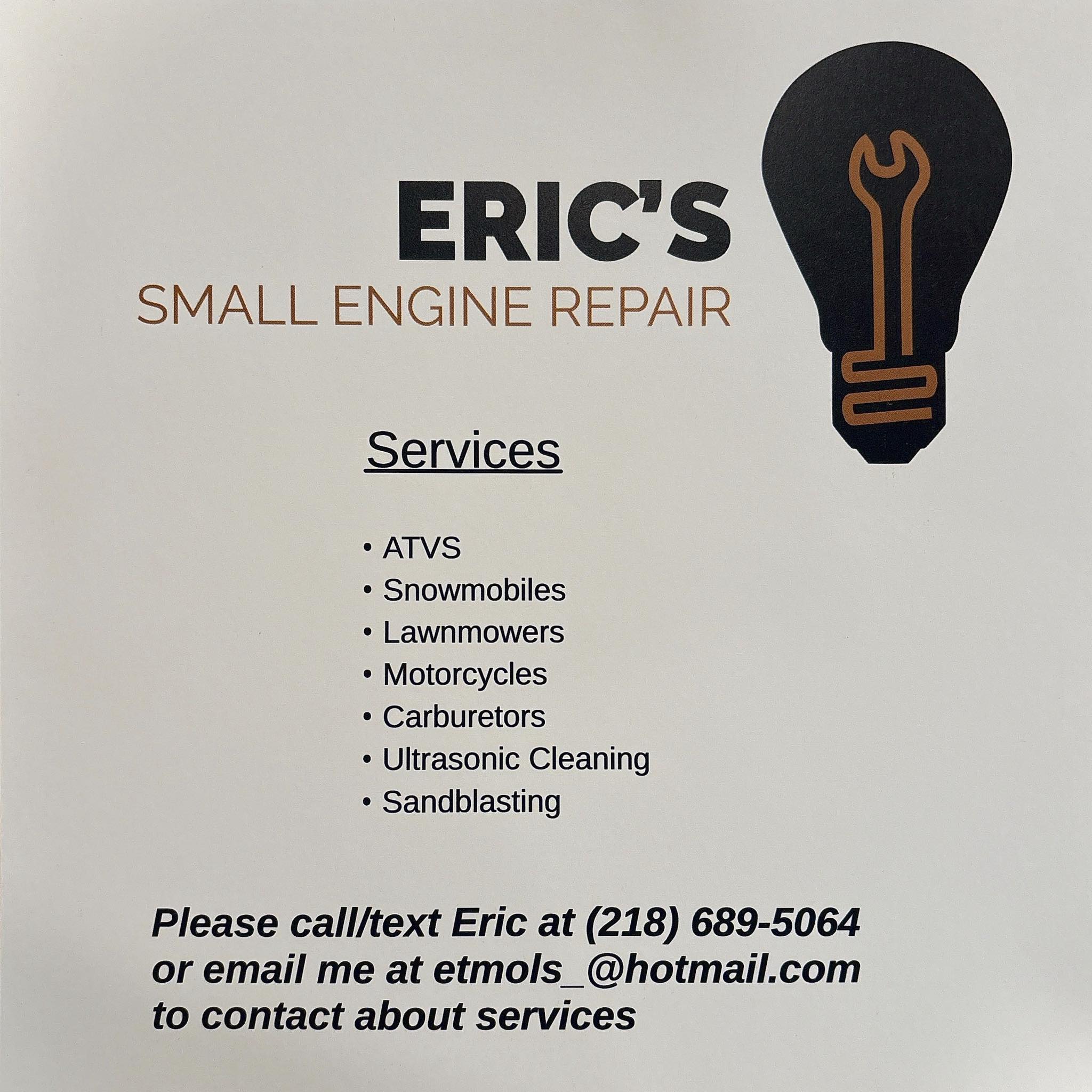 Eric’s small engine repair | Warren MN