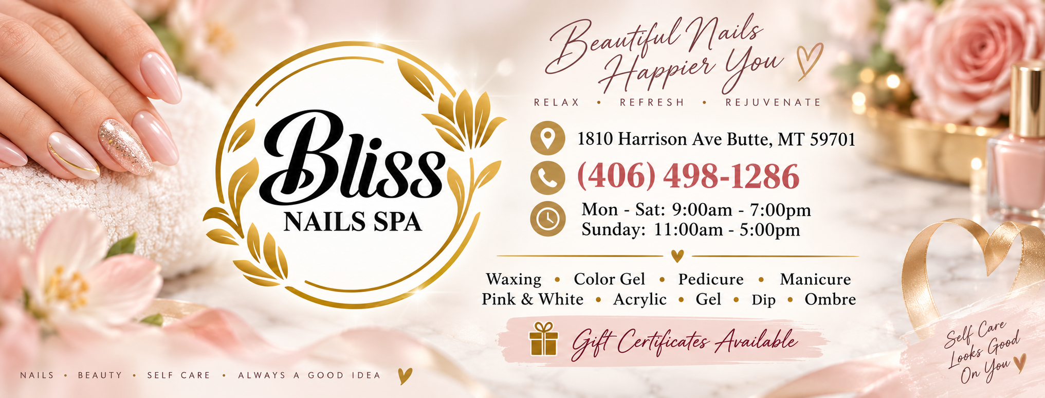 Bliss Nails And Spa Butte Montana