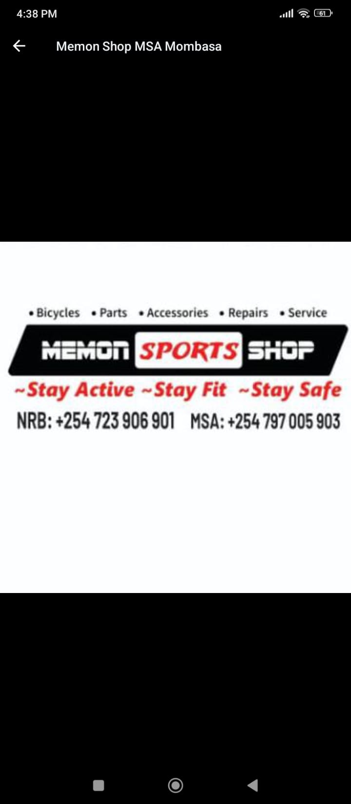 Memon sports shop Nairobi