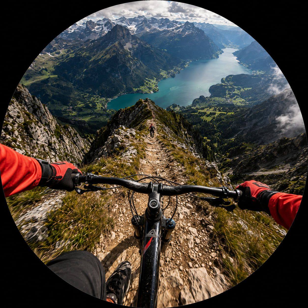 🌋 Sulla cresta del vulcano • Riding the razor’s edge of a volcano ridge ...