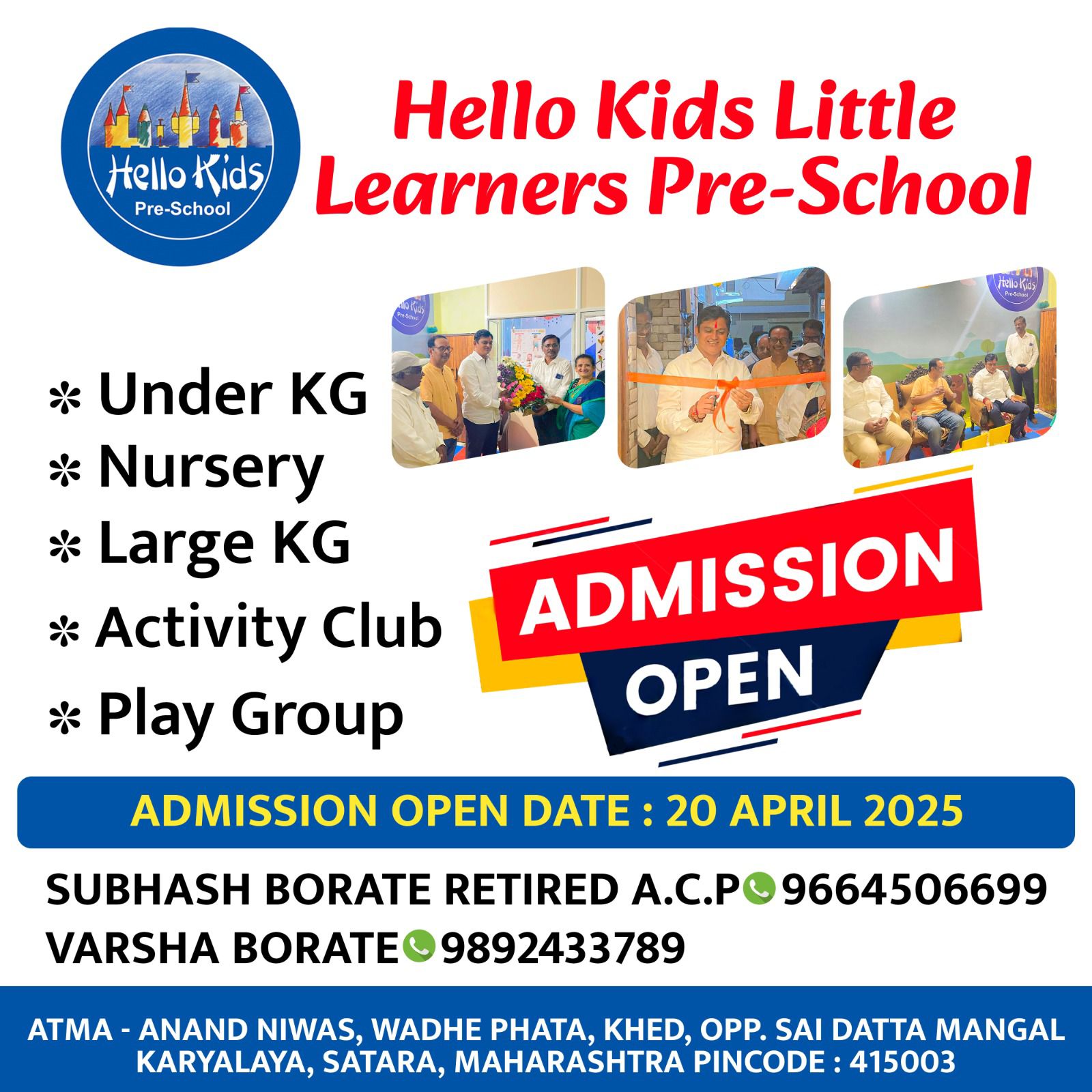 Hello Kids Little Learners | Satara