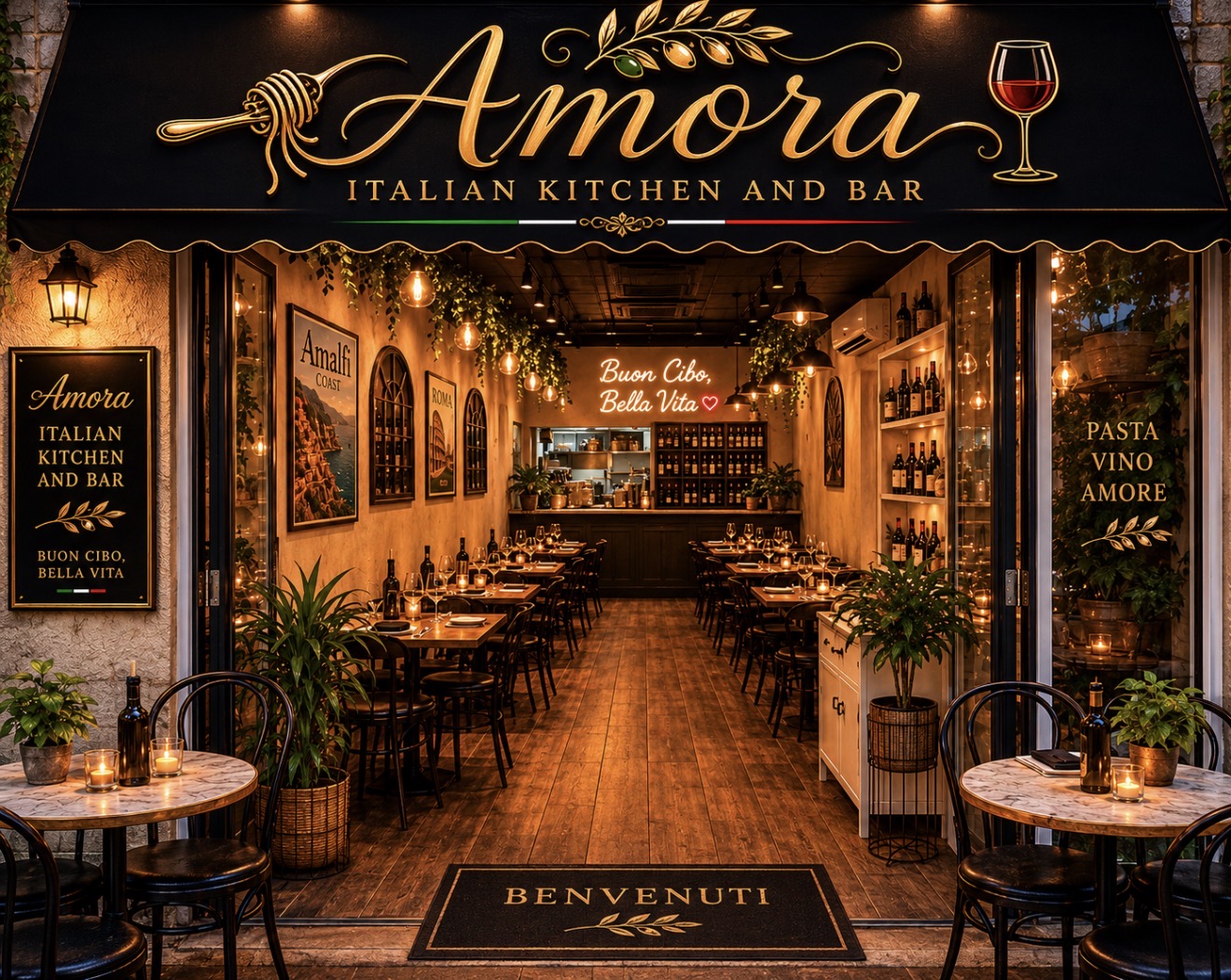 Amora Italian Kitchen & Bar | Surfers Paradise QLD