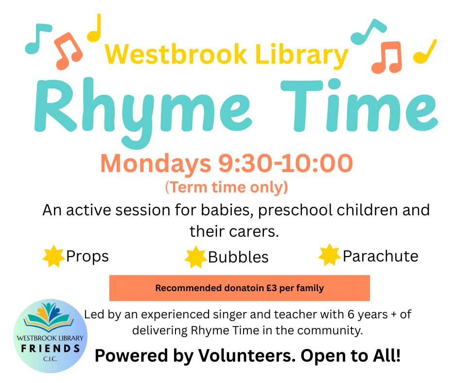 🎵 Rhyme Time 🎵 An... - Westbrook Library & Community Centre | Facebook