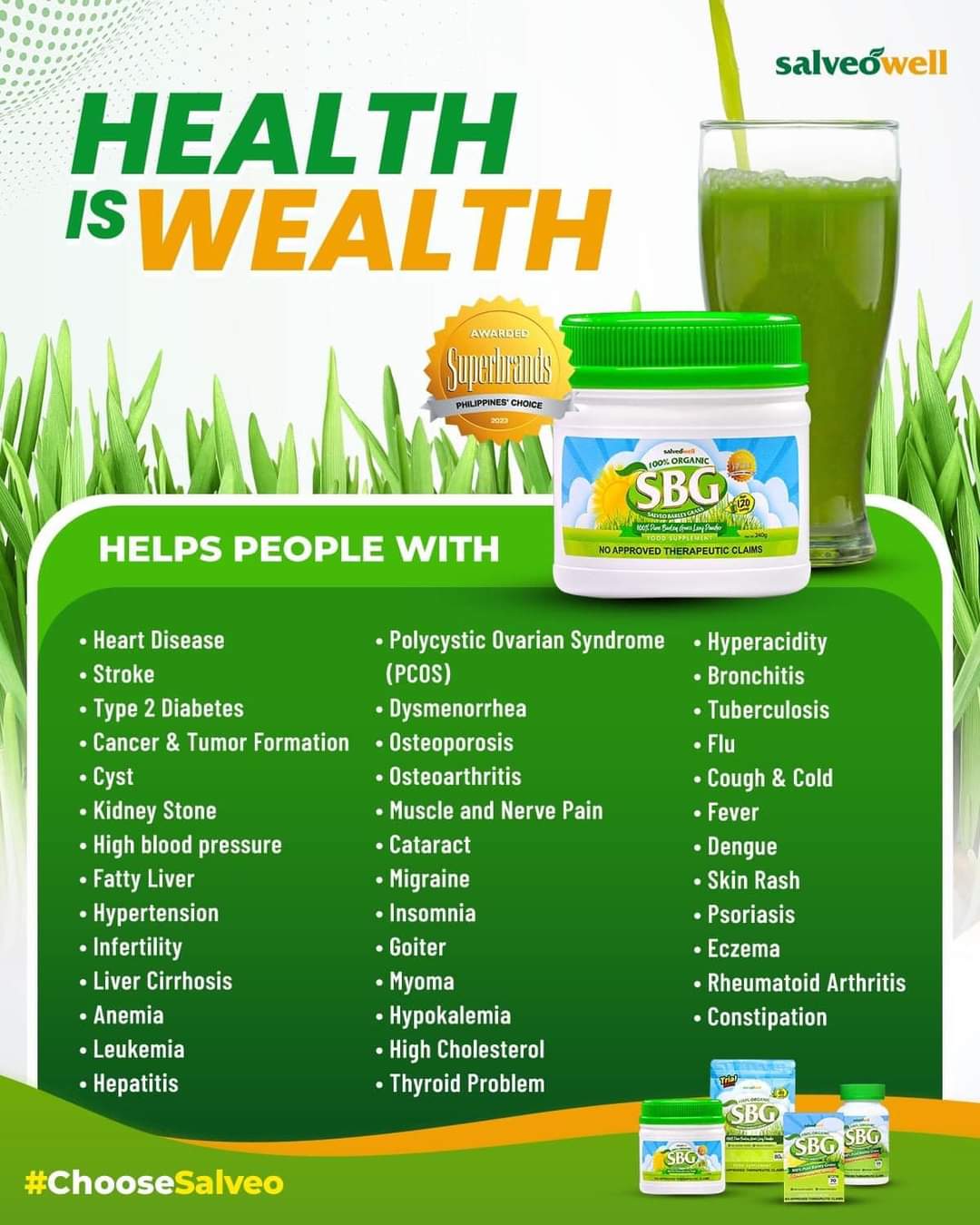 Salveo Barley Grass - Authorized Pampanga Distributor - 💚FIGHT CANCER💚 ...
