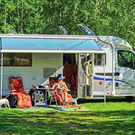 RV Camping Hacks & Smart Living USA | We covered our loveseat and ...