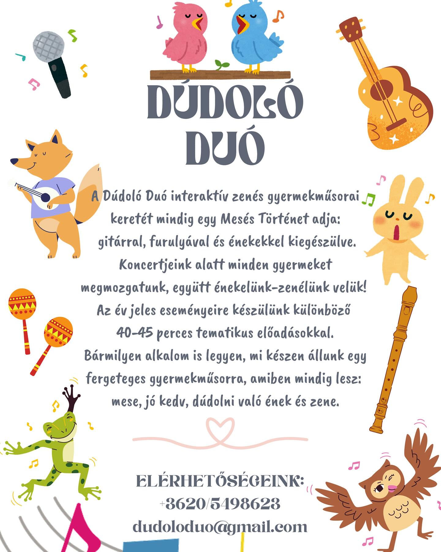 Dúdoló Duó gyermekműsor | Somberek