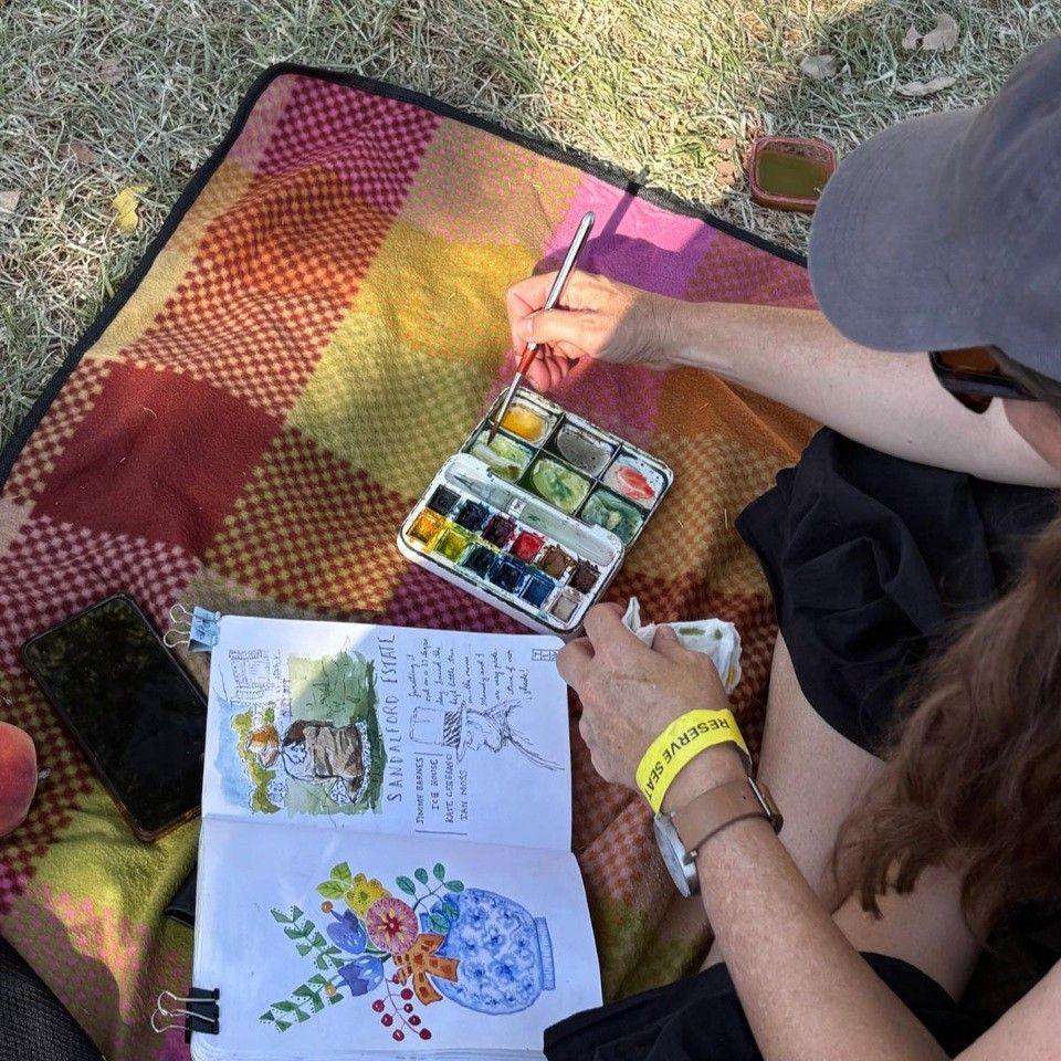 Urban Sketchers Australia | Another quick sketch on my way to work this ...