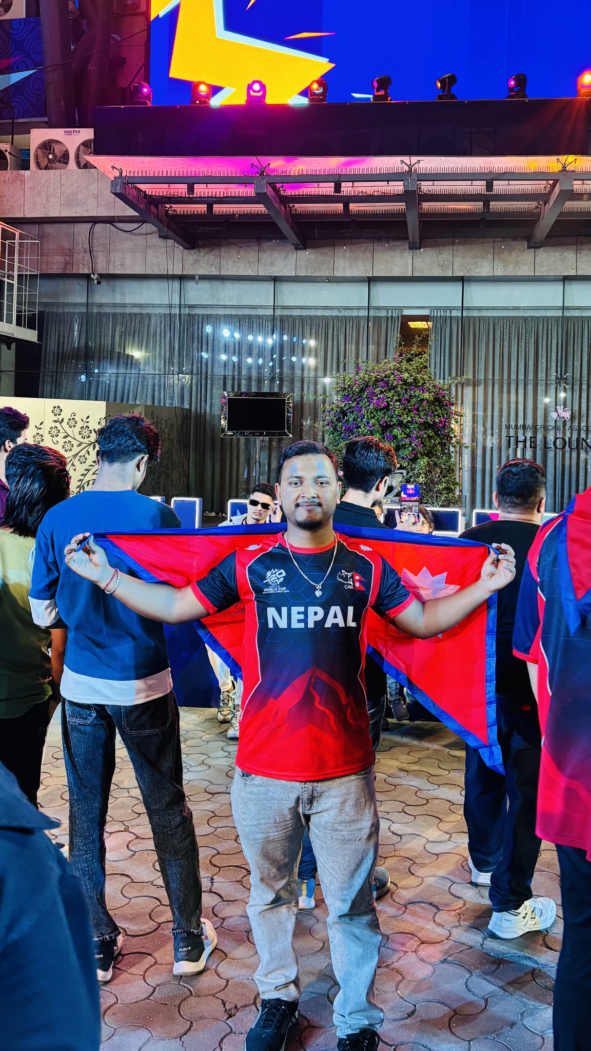#Nepal 🇳🇵 flag #T20WorldCup2026 #mumbai | Bibek Kumar | Facebook