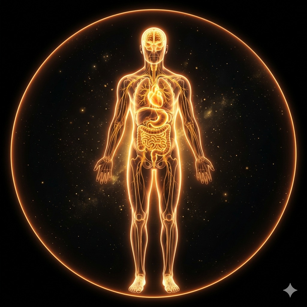 Your body emits real light — called biophotons — produced by your cells ...