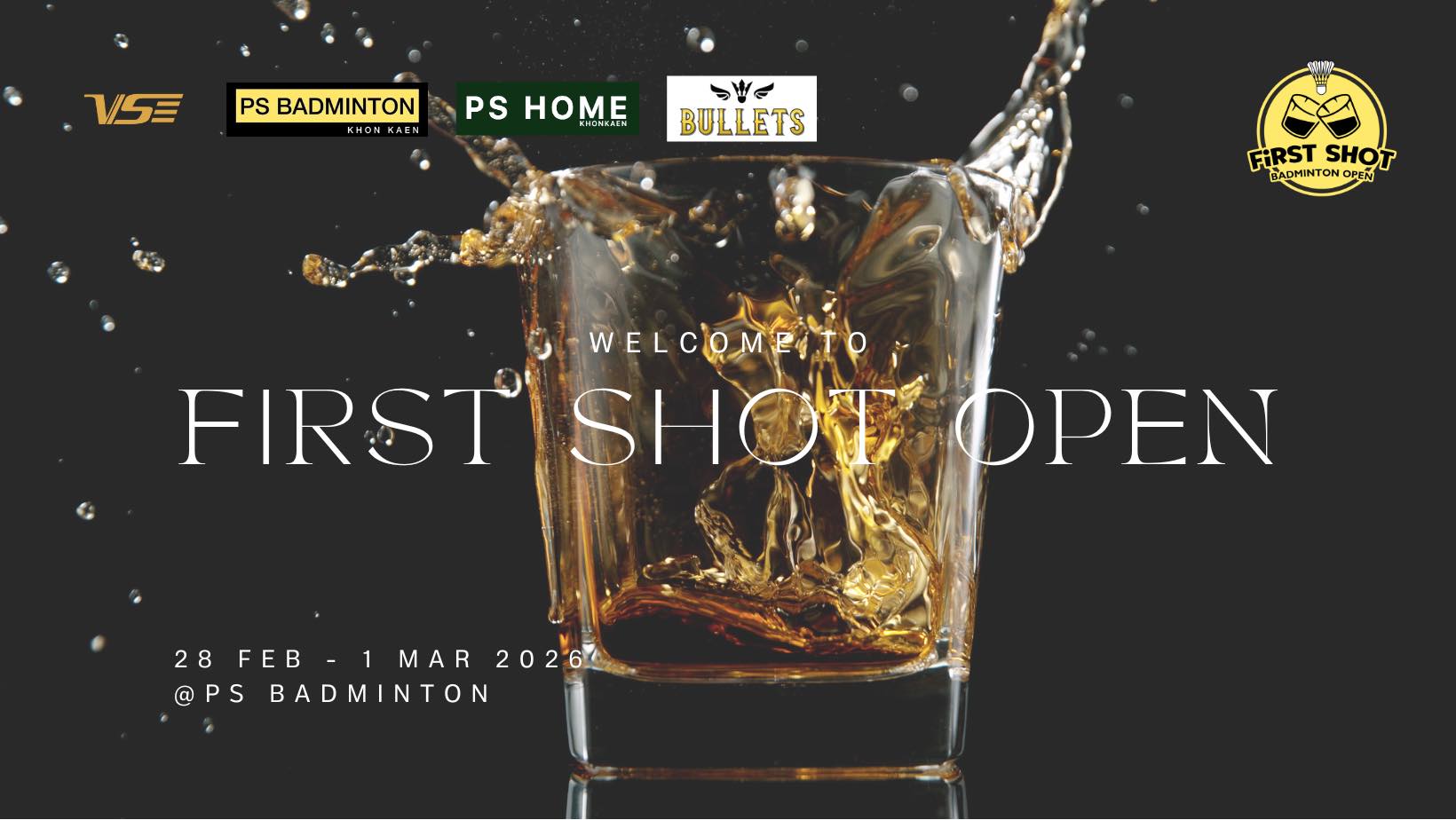 First shot badminton open