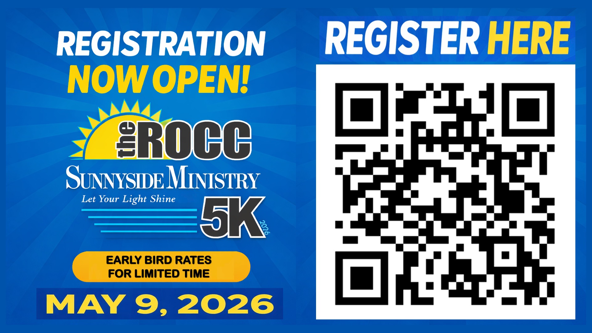 The ROCC Sunnyside... - The ROCC Sunnyside Ministry 5K