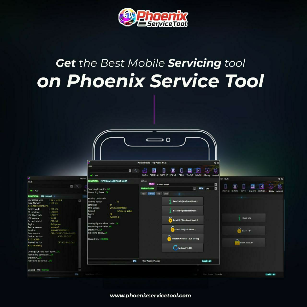 Phoenix Service Tool