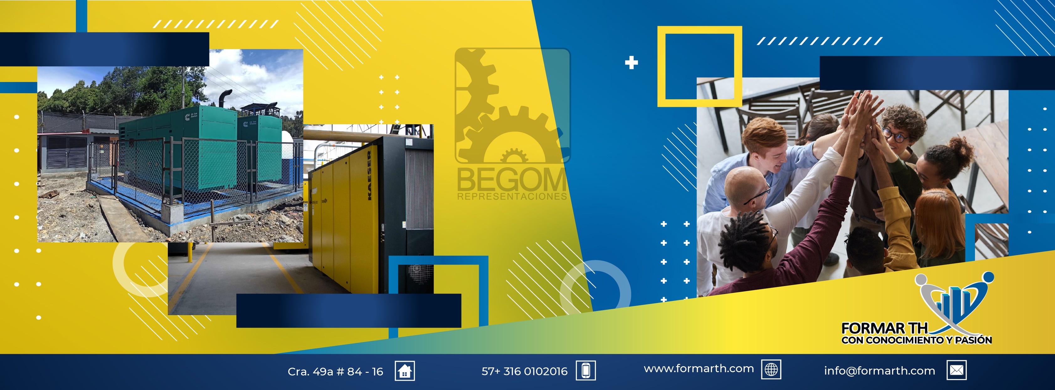 Begom Representaciones - Distribuidores de maquinaria, EPPS, equipos