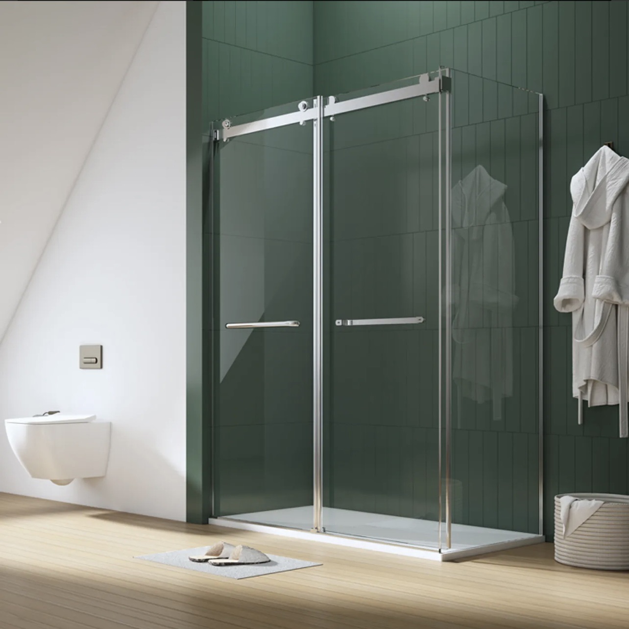 Panoramic sliding door | Fusa Shower Doors