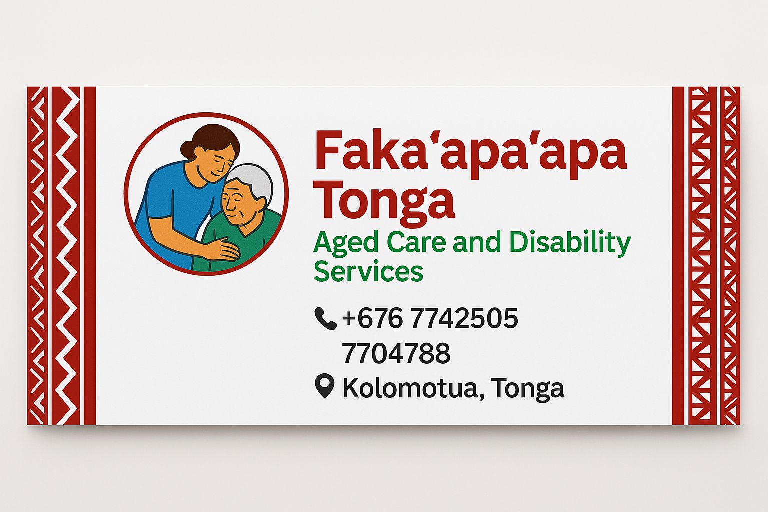 Faka'apa'apa Tonga Aged Care and Disability Services | Nuku`alofa