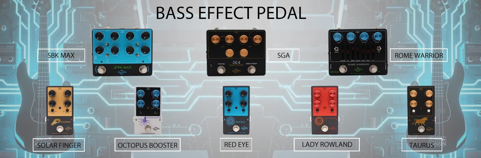 Fanmuzk Bass FX (Darkglass Electronics Clone) Bass Guitar Pedals
