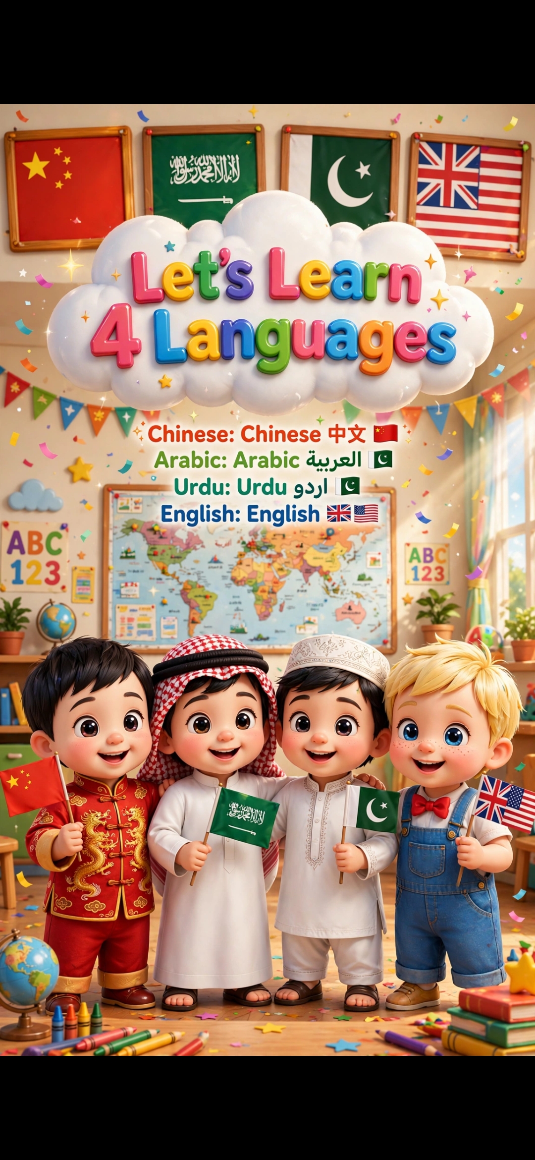 Can you say “How old are you?” in 4 languages? 🌍 📚 Learn one simple ...
