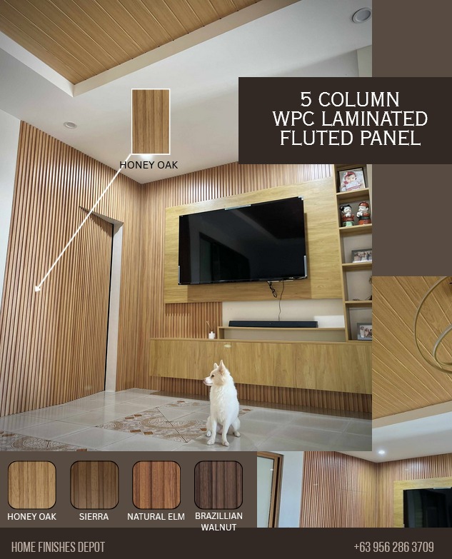Home - This hidden door blends perfectly with our WPC and fluted wall ...