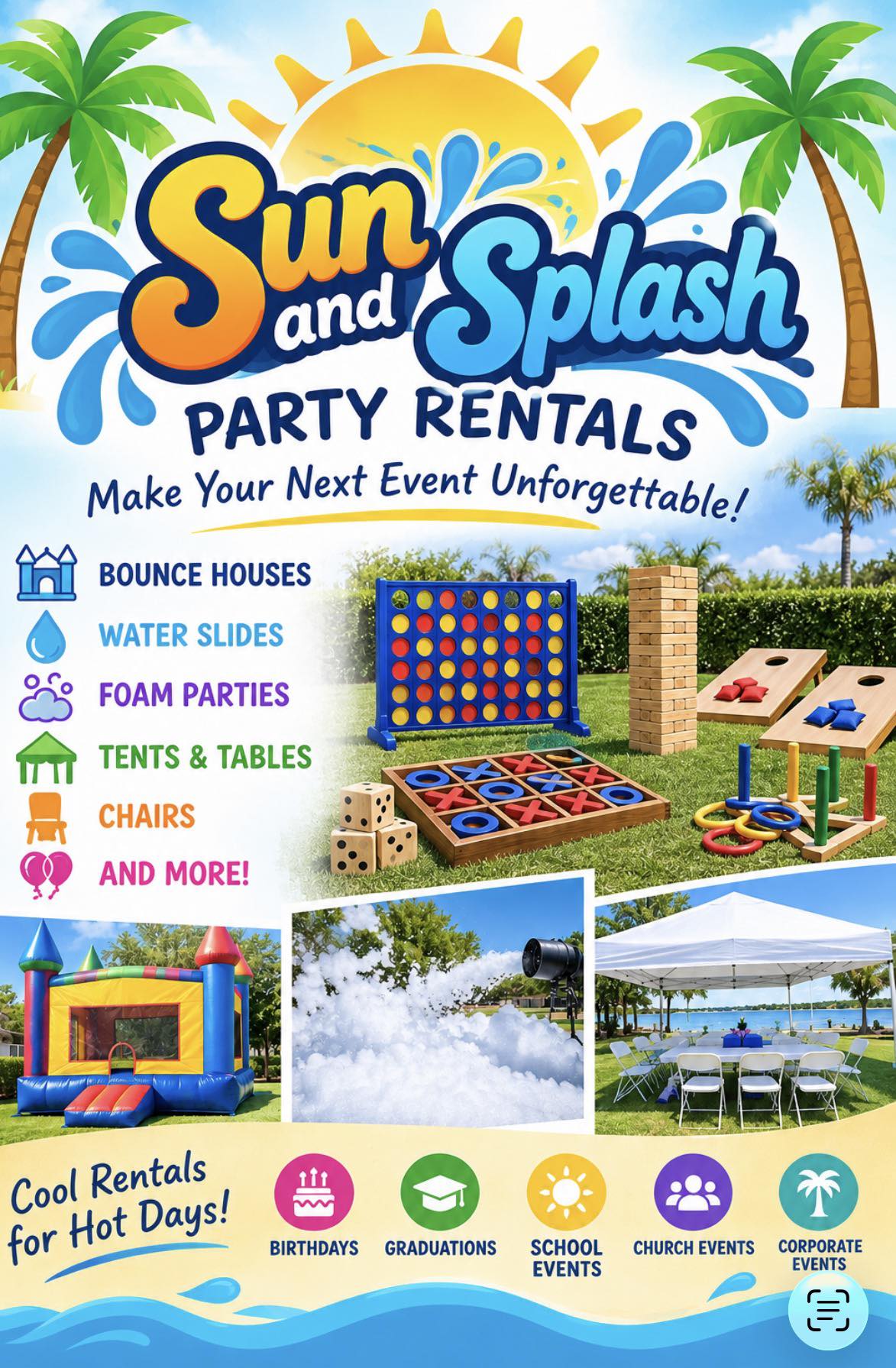Sun and Splash Party Rentals | Hudson FL