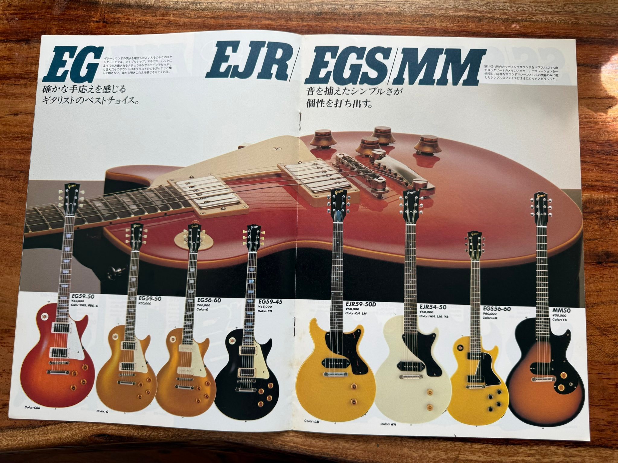 Greco 1985/86 catalogue. #grecoguitars #vintagejapaneseguitars