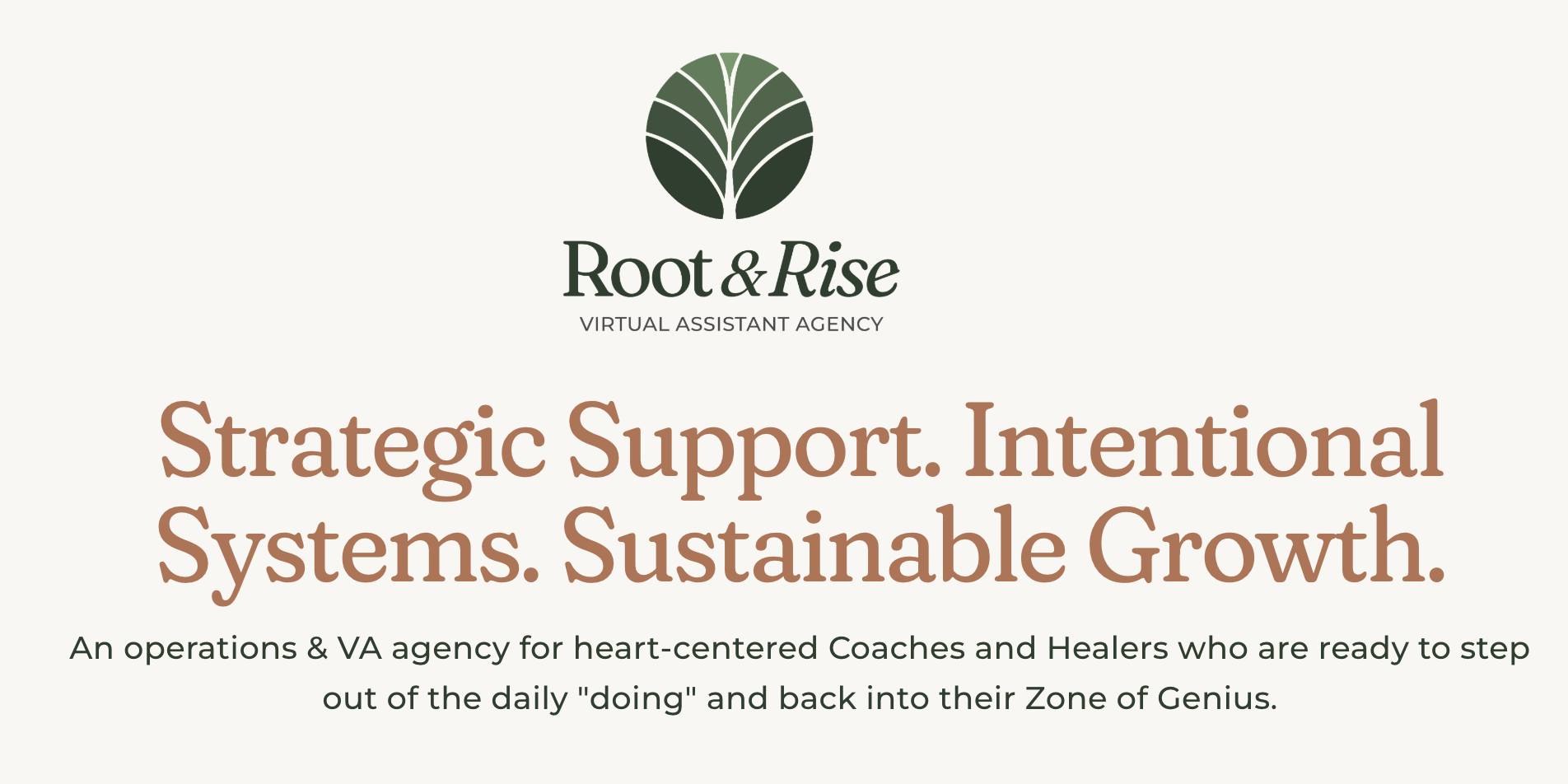 Root & Rise - OBM & VA Agency | Albuquerque NM