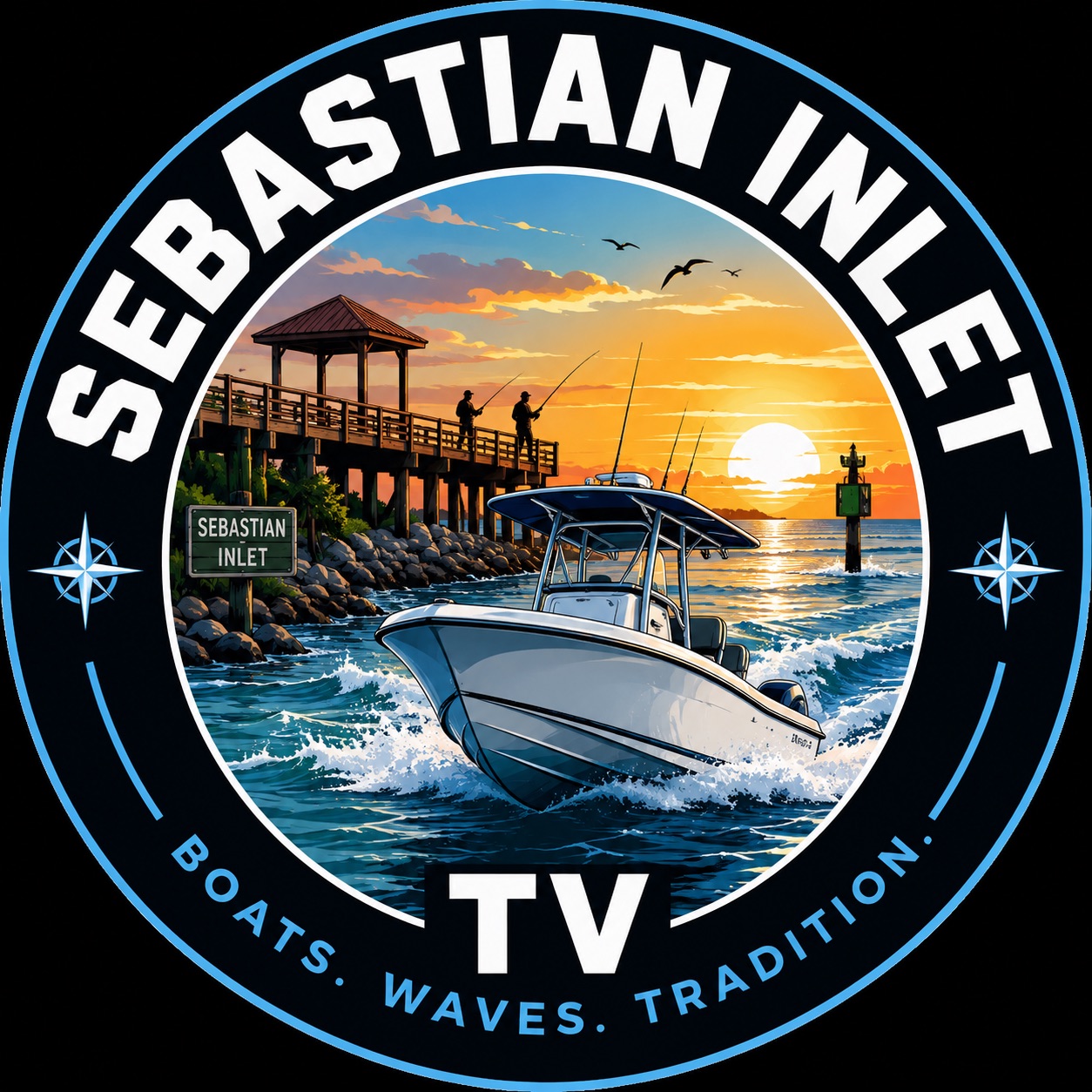Sebastian Inlet 😁🙌 #sebastian #inlet #boating | Sebastian Inlet TV