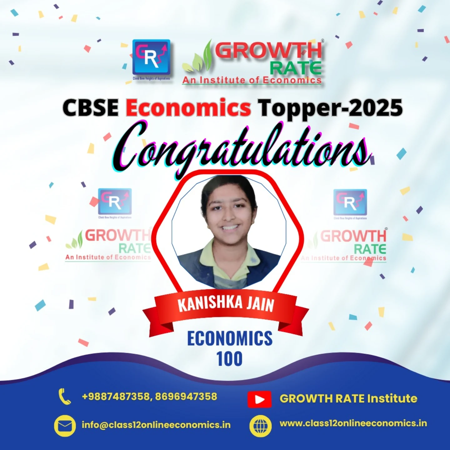 🎉... - GROWTH RATE- Learn economics online class 11 &12 | Facebook