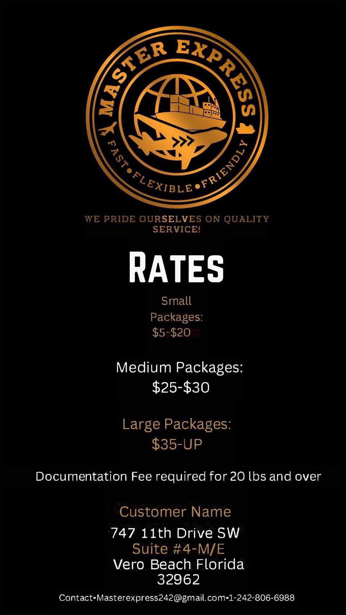 Master Express | City of Nassau