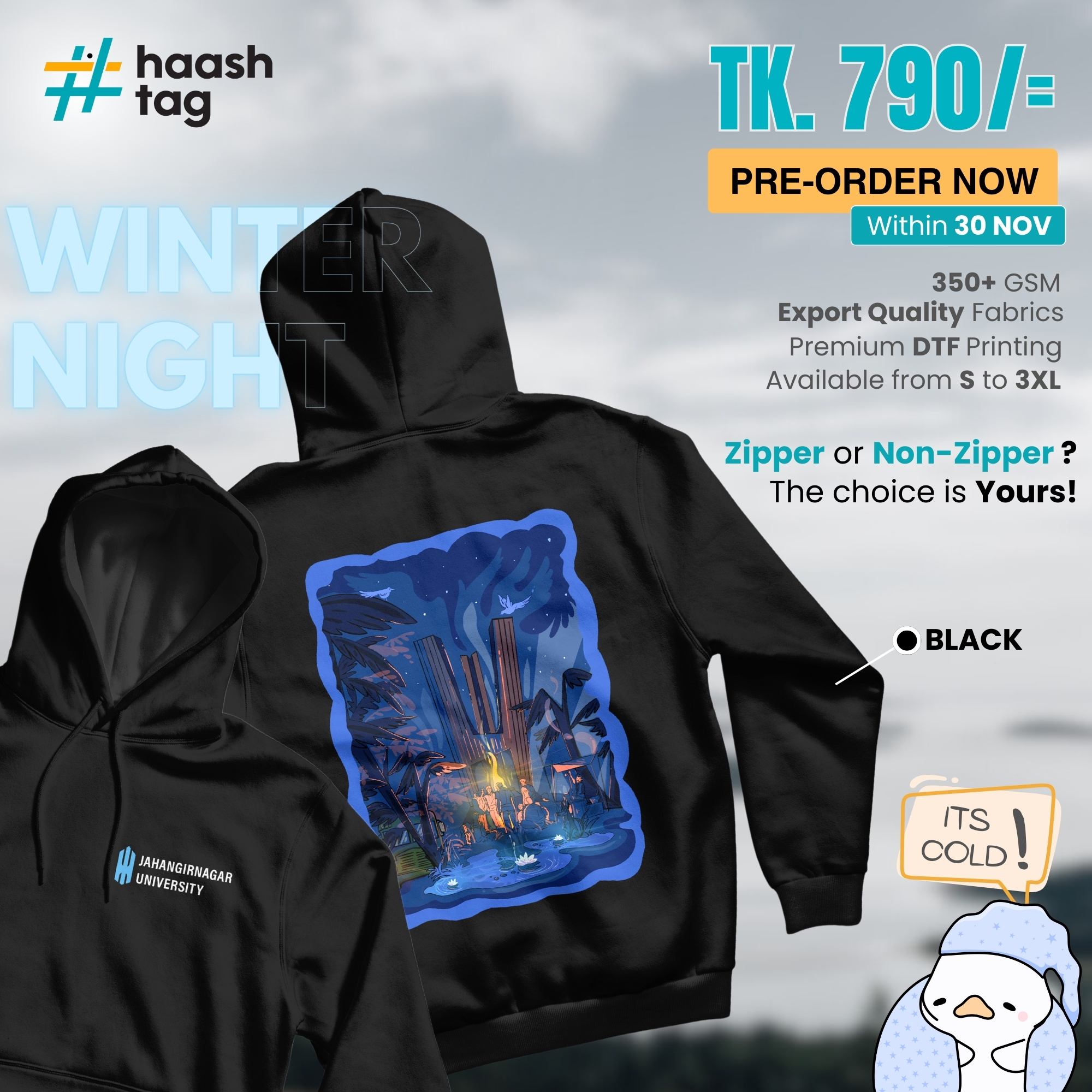 Haash Tag - Pre-Order Now: JU Winter Themed Hoodies by...