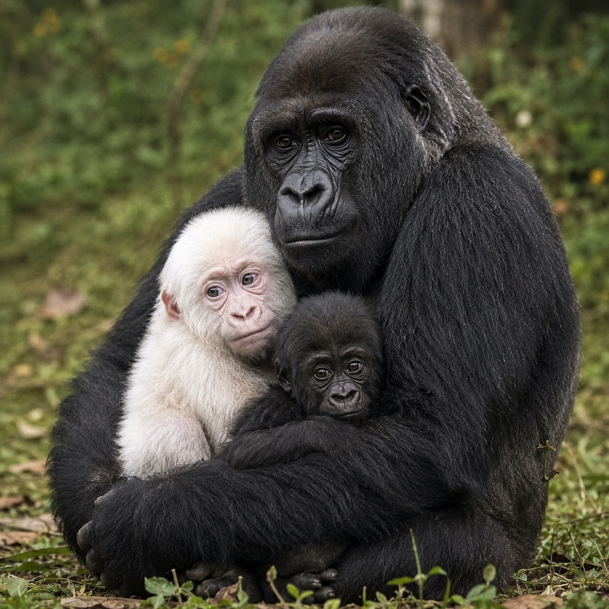 Two little babies, one rope, and endless cuteness! 🦍 ️🥹 | Gorilla Home
