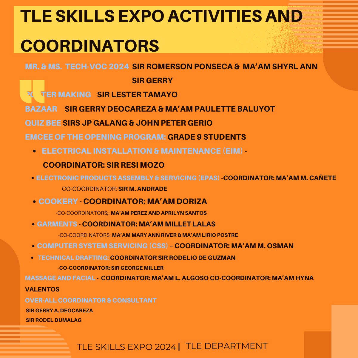 It is a pleasure to hold the TLE... - TLE Skills Expo 2024 | Facebook