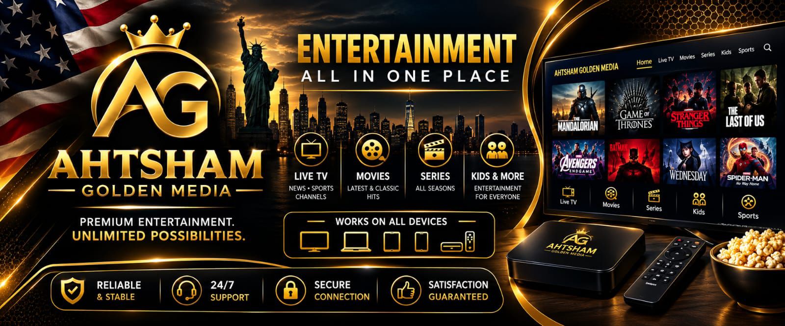 📺 YOUR DEVICE. YOUR ENTERTAINMENT.... - Ahtsham Golden Media | Facebook