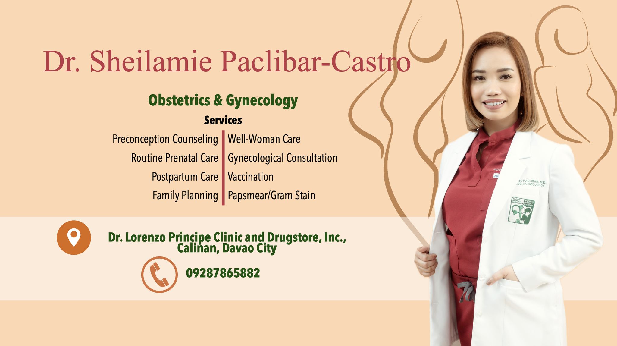 Dr. Sheilamie Paclibar-Castro Ob-Gyn Clinic | Davao City