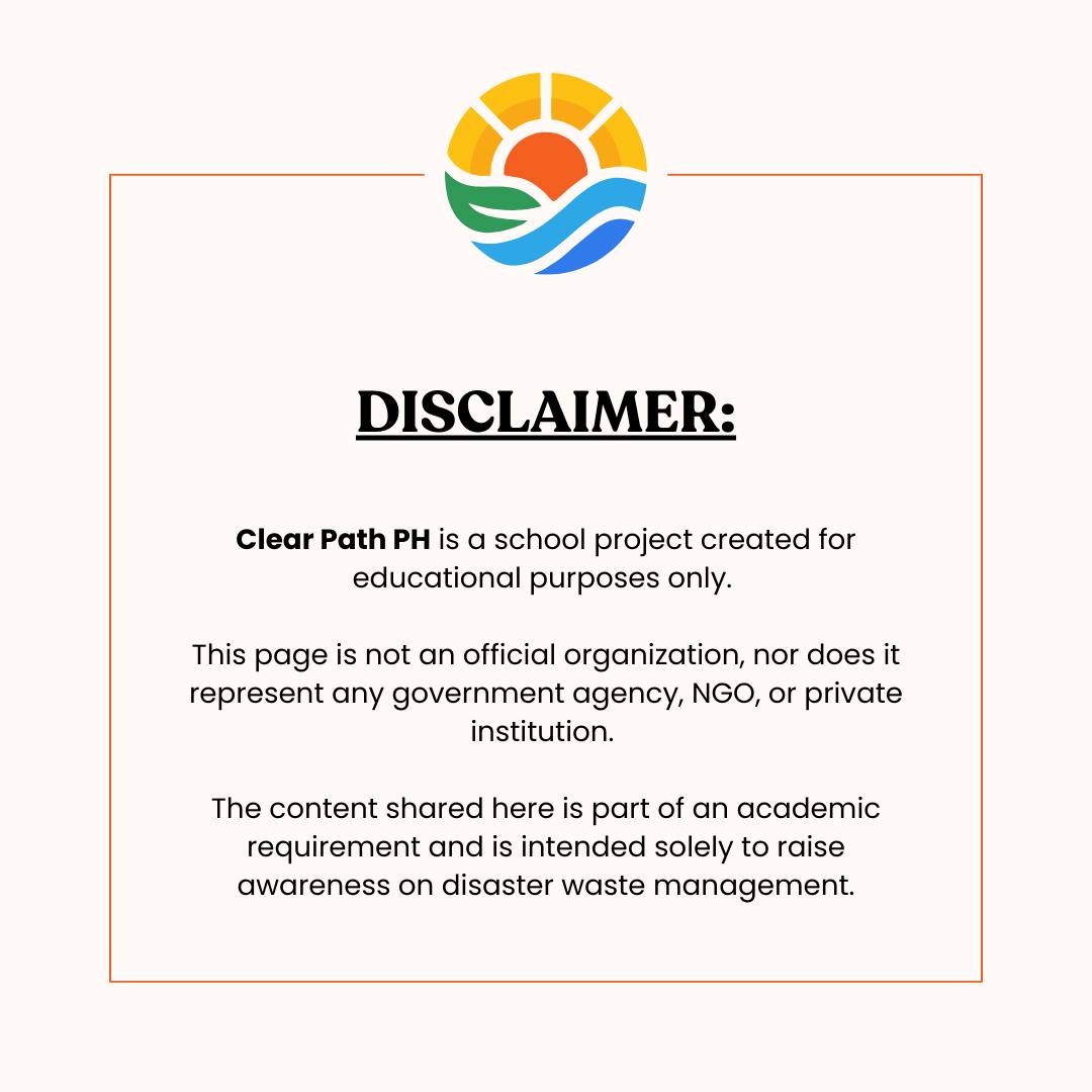 Clear - 📌 Disclaimer Clear Path PH is a school project created for ...