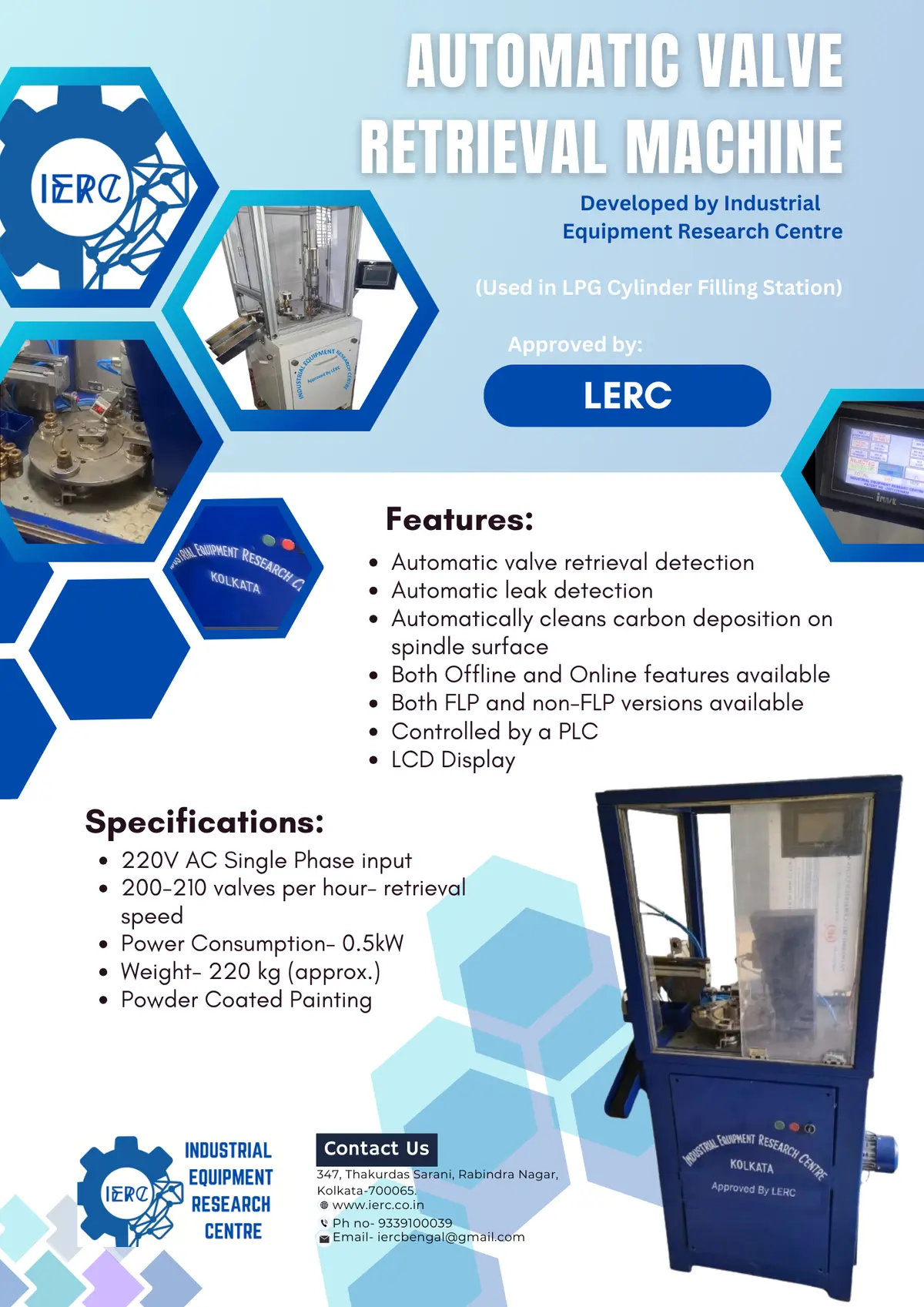 Industrial Equipment Research Centre - IERC | Kolkata