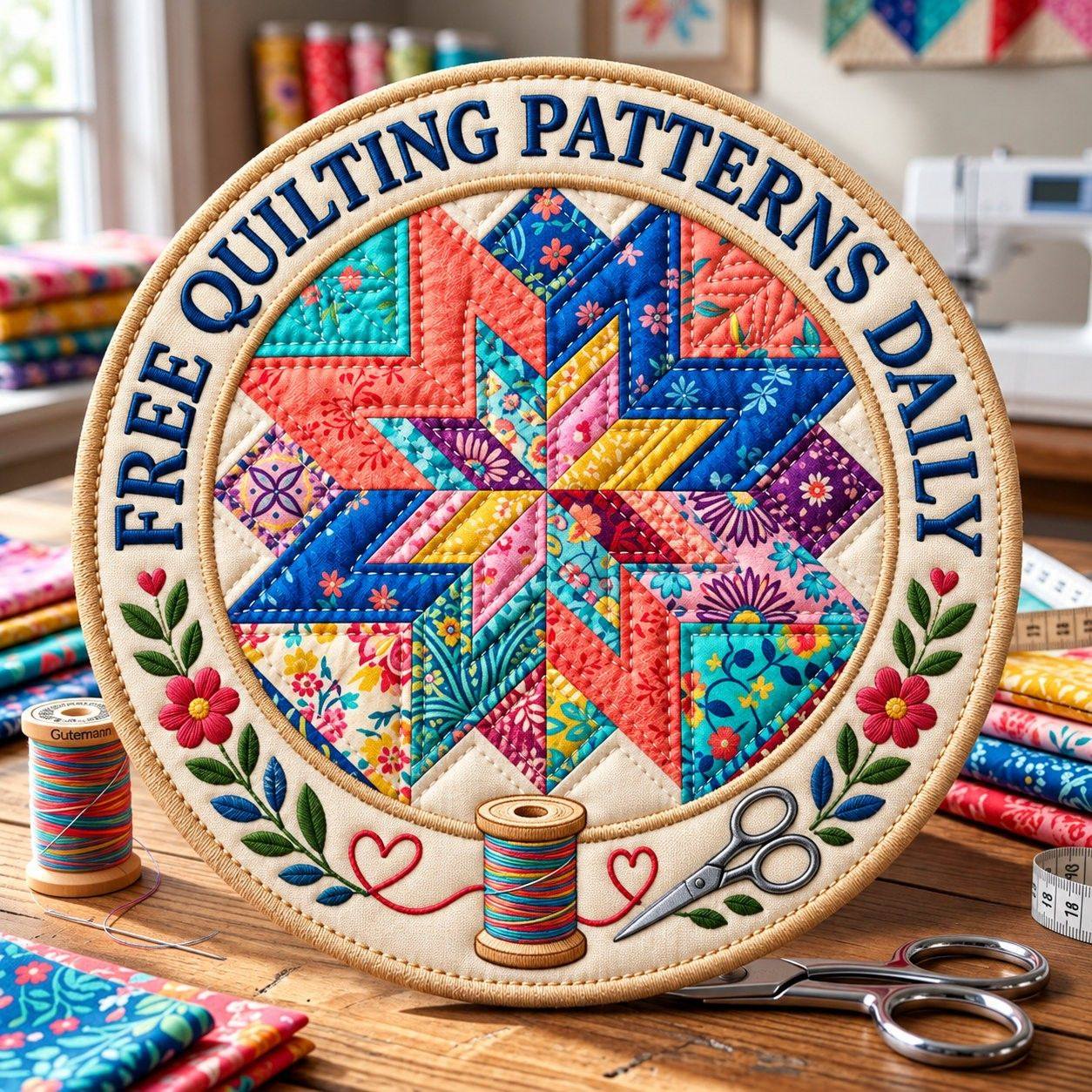 🐟 Turn colorful fabric scraps into an adorable Patchwork Fish! ️🧵 Watch ...