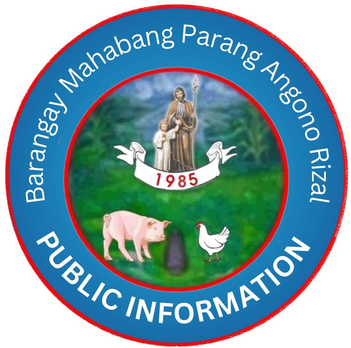 Public Information of Brgy. Mahabang Parang, Angono, Rizal