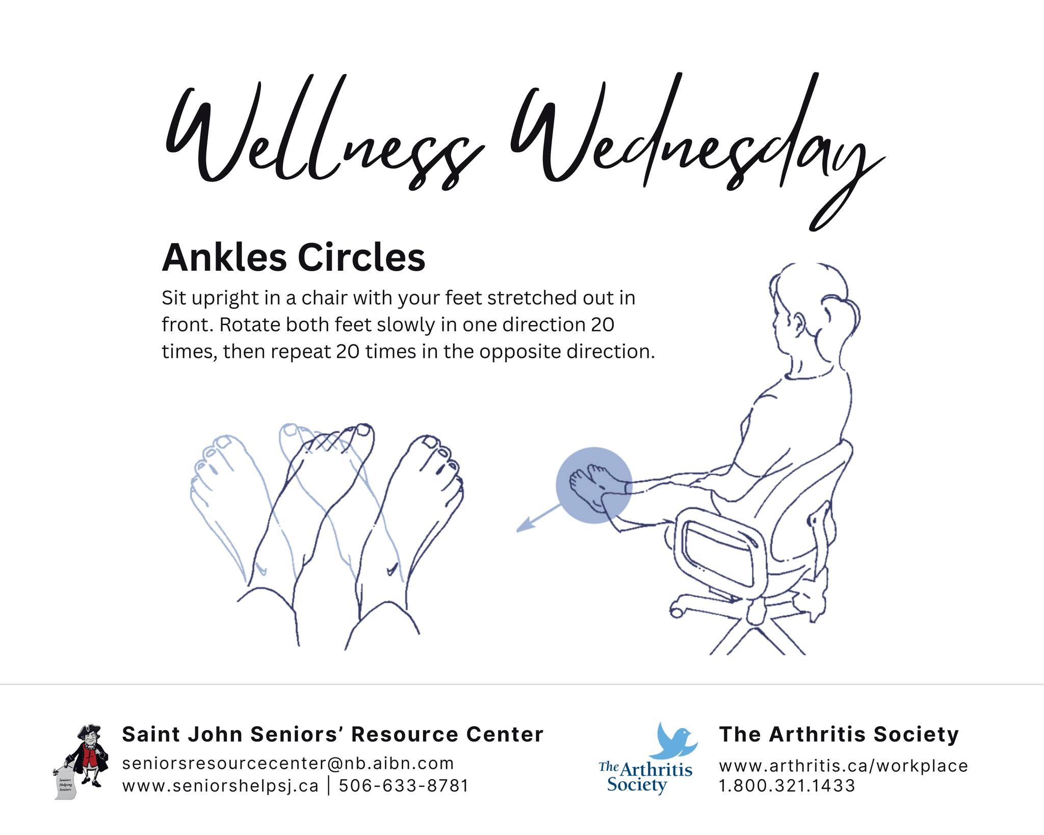 SJ - Wednesday Wellness: Top Arthritis Exercises #1 – Ankle Circles Did ...