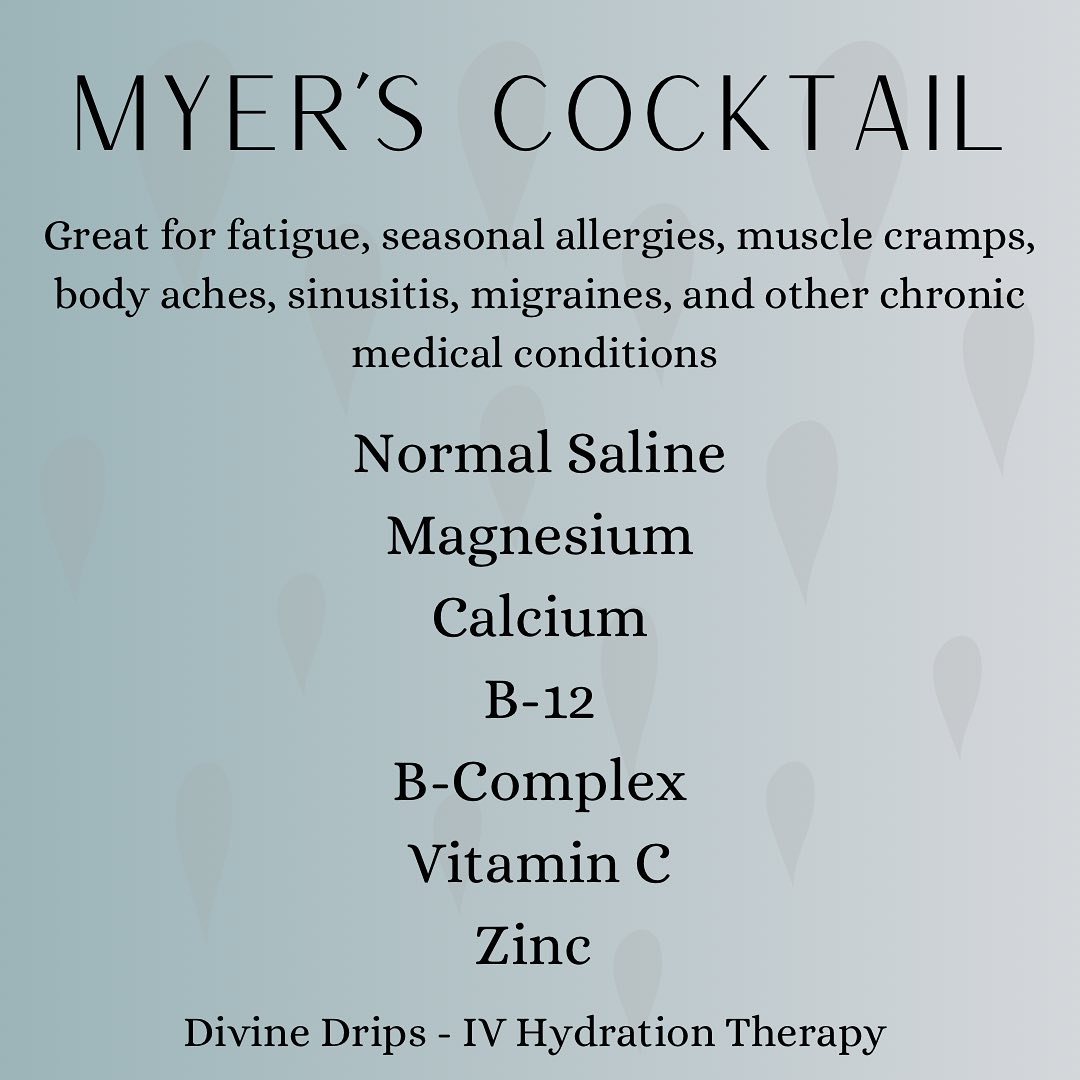Running on empty? The Myers Cocktail IV is Vybrance's most popular drip for a reason—boost energy, reduce stress, fight off sickness, and rehydrate fast. This isn't a nap… it's a reset. And