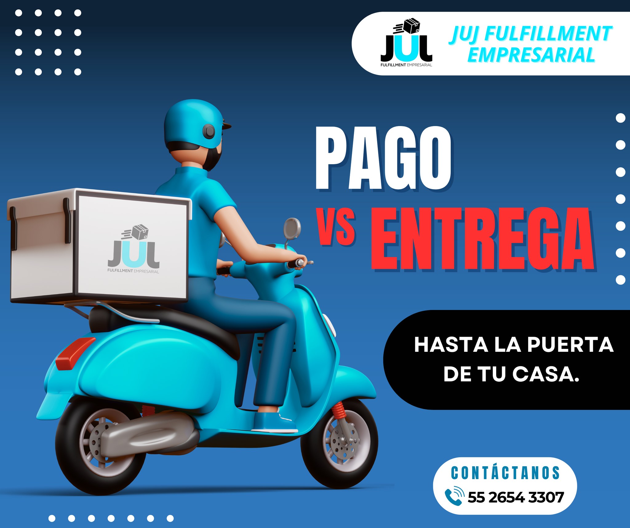 Mensajería JUJ Fulfillment Empresarial