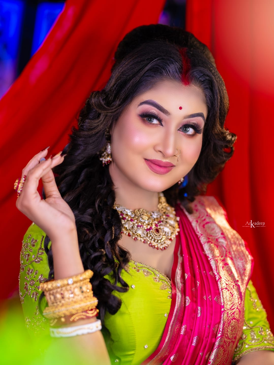 Bridal makeup artist Dipali Mitra