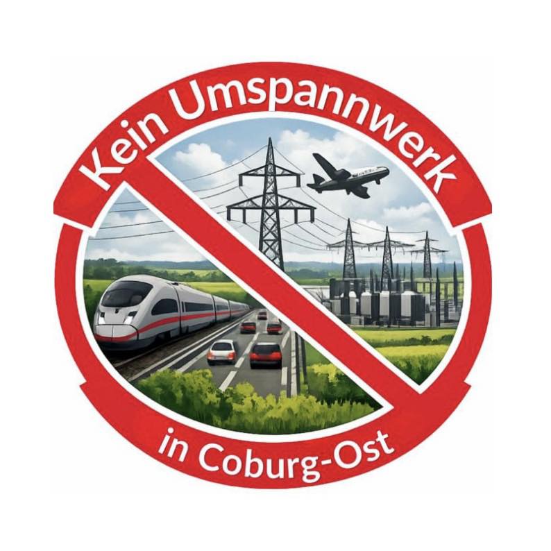 NEIN zum möglichen Umspannwerk im Coburger Osten: 👉 Jetzt Stellungnahme ...